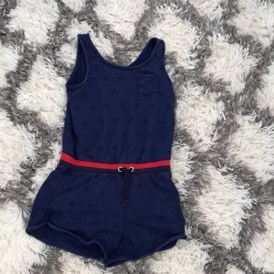 Navy blue romper